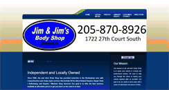 Desktop Screenshot of jimandjimbodyshop.com